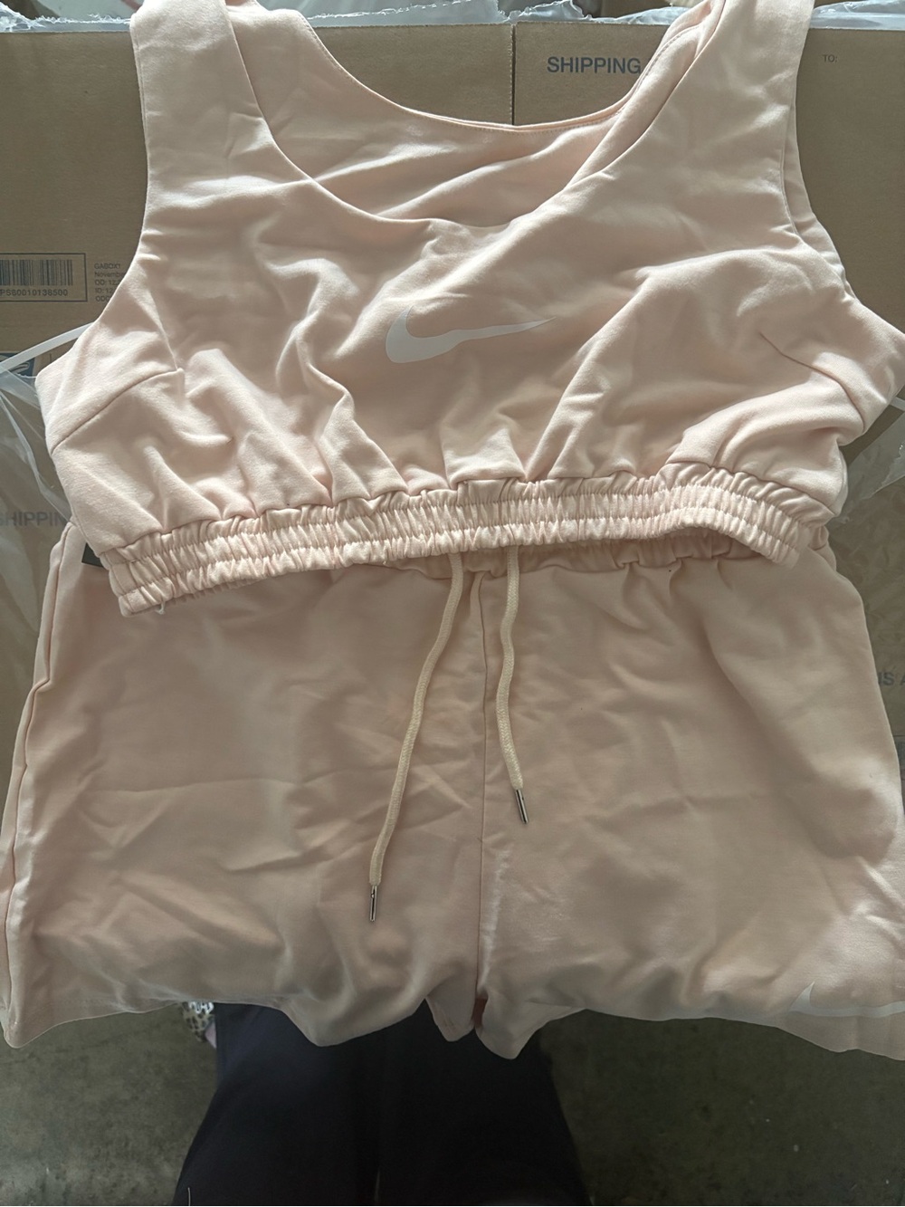 Nike Crop & Shorts Set NWT XXL
